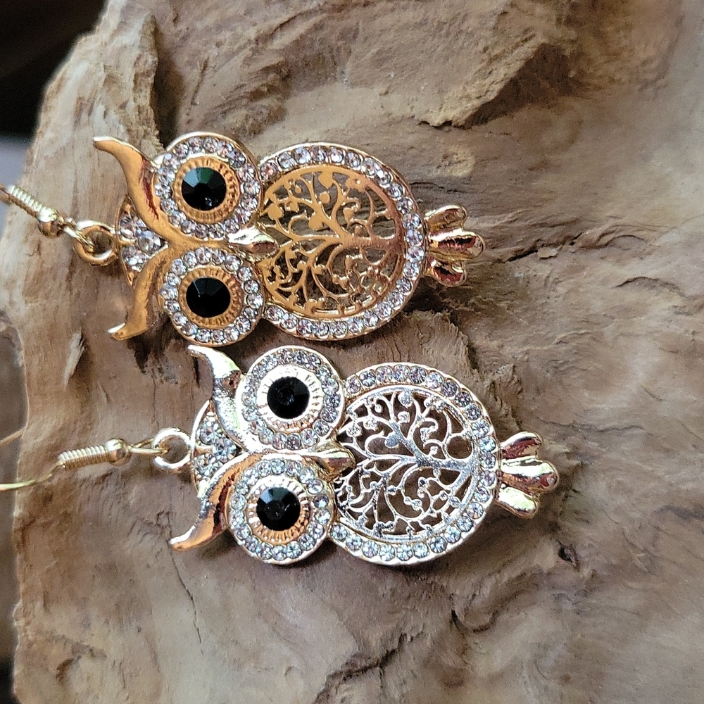 Tree of Life Owls with Sparkle - Picture 3 of 7